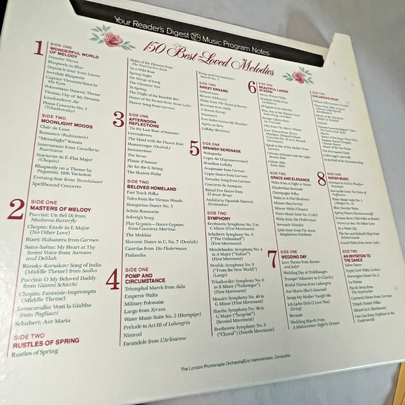 Readers Digest 150 Best Loved Melodies 8 Vinyl LP Box Set Orchestral Classics - Picture 6 of 8